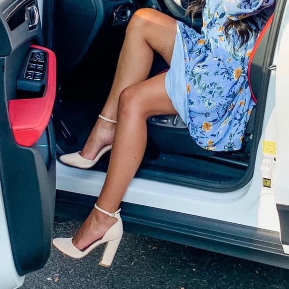 Nude Ankle Strap Heels | Poshmark